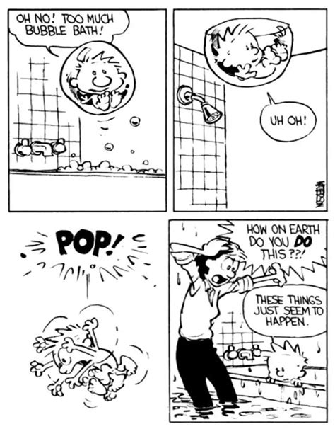 Oh No Too Much Bubble Bath R Calvinandhobbes