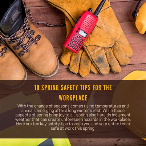 Spring Safety Tips For The Workplace Safeworks Illinois
