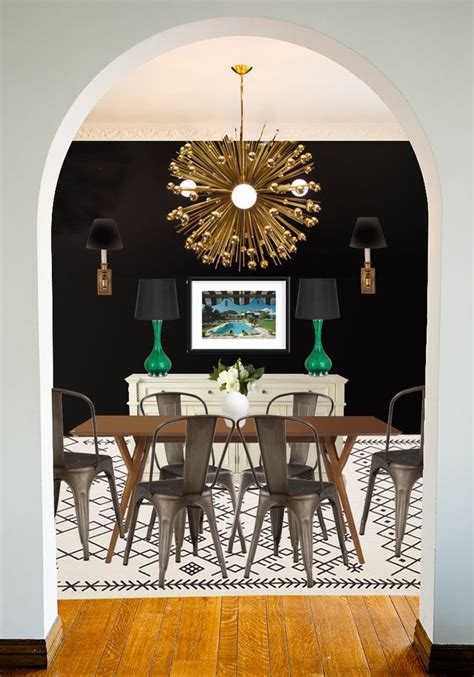 Copy Cat Chic Room Redo Moody And Modern Dining Room Copy Cat Chic