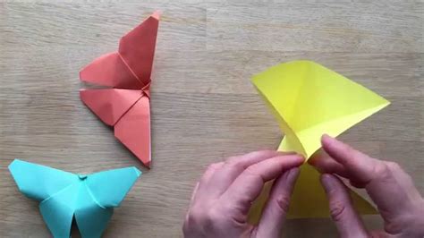 Easy Origami Butterfly Youtube