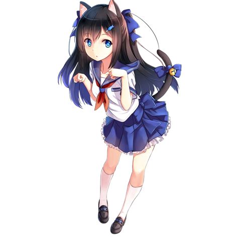 Anime Girl Nr4 Neko Render By Tuxedoamv On Deviantart