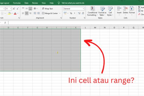 Pengertian Cell Dan Range Pada Microsoft Excel Belajar Microsoft Excel