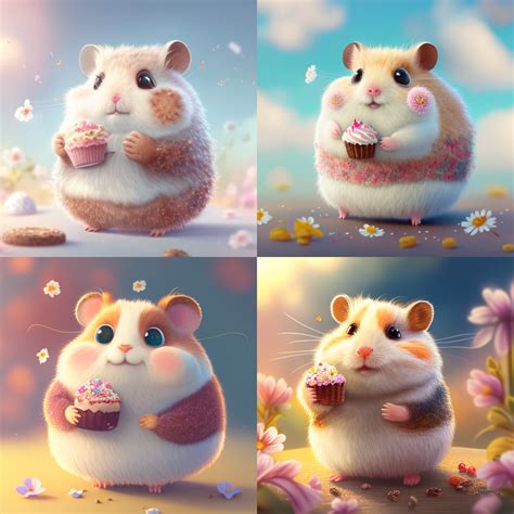 Sweet Hamster Cupcake Midjourney Prompt Chat Prompt
