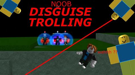 Noob Disguise Trolling Super Power Training Simulator Roblox Youtube