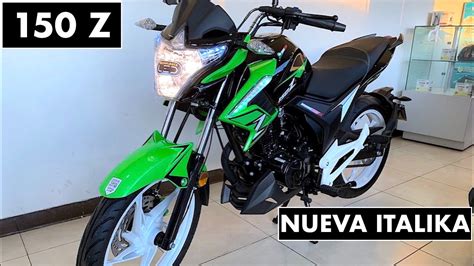 Bicimex Detalles Motocicleta Italika 150z Negra Con Verde 47 Off