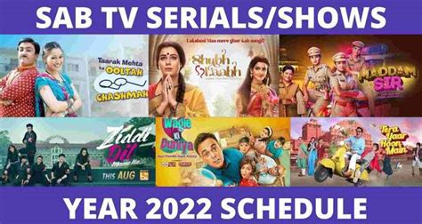 List Of Sony Tv Reality Show Tv Serials Schedule Timings 2023 Sony