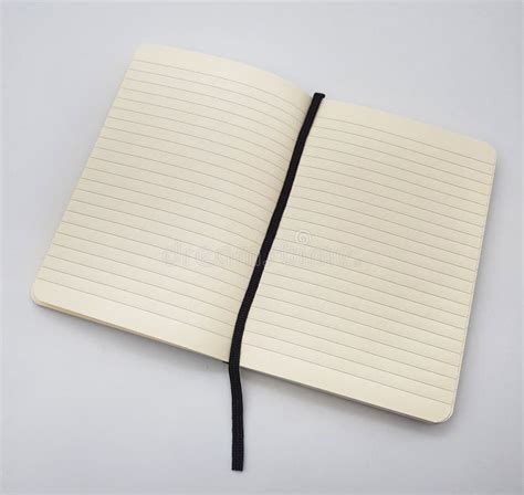 Lined Notepad With Bookmark Stock Image Image Of Cream Light 125172001