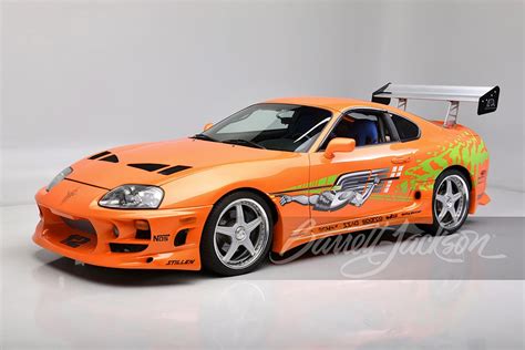 paul walker s toyota supra from the fast and the furious heads to auction roadshow