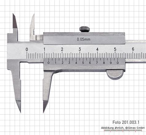 Exactools Small Vernier Caliper With Point Jaws 100 Mm