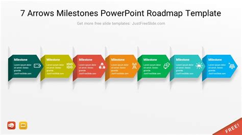 Free Milestone Timeline Powerpoint Template Just Free Slide