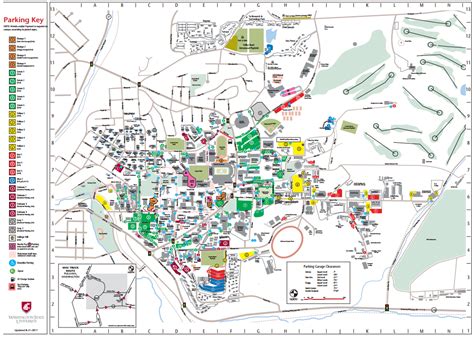 Washington State University Campus Map Pullman United States Map