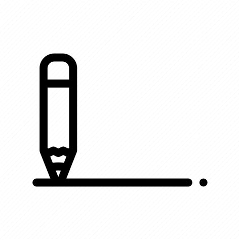 Pencil School Stationary Icon Download On Iconfinder