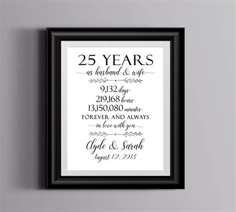 25th Wedding Anniversary T 25th Anniversary T 25th Etsy