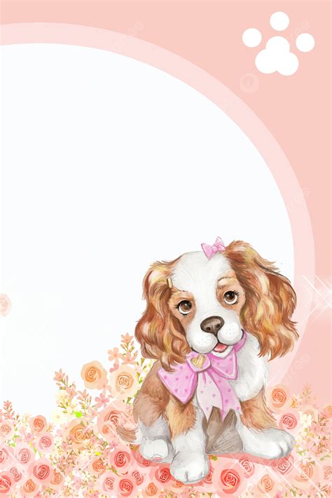 Background Anak Anjing Peliharaan Yang Lucu Selamat Pagi, Selamat Pagi