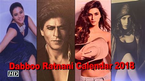 Check Out The Dabboo Ratnani Calendar 2018 Youtube