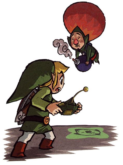 Link And Tingle Characters And Art Legend Of Zelda Wind Waker