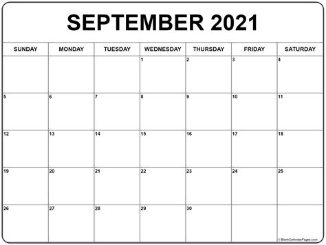 September 2017 Calendar September 2017 Calendar Printable