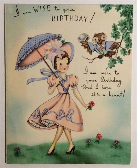 Vintage Birthday Cards Vintage Birthday Birthday Greeting Cards