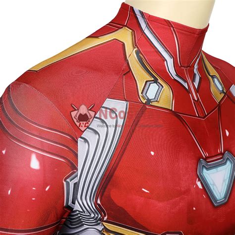 Marvel Avengers Iron Man Jumpsuit Tony Stark Cosplay Costume
