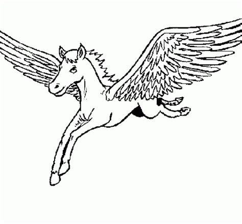 Unicorn Pegasus Adult Coloring Pages Coloring Pages
