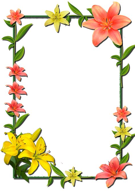 It would be lovely to make a pressed flower collage in a frame like this, so i will have to consider a design. Download And Picture Flower Frame Frames Borders HQ PNG ...