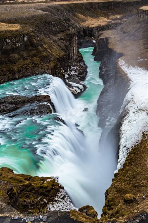 Gullfoss Waterfall In Iceland Northern Europe Stock Photo Image Of