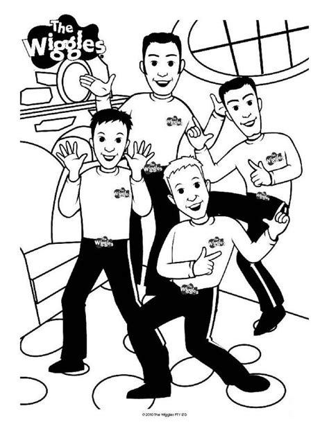 Wiggles Coloring Pages Free Printable Enjoy Coloring Colouring