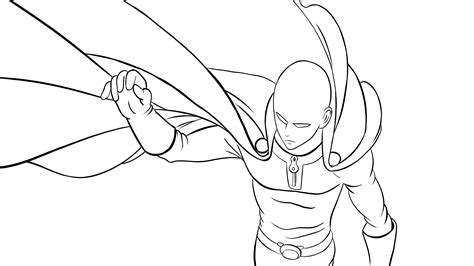 One Punch Man 2 Coloring Pages Best One Punch Man Coloring Pages