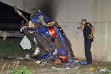 2 dead after car going 107 mph crashes and burns