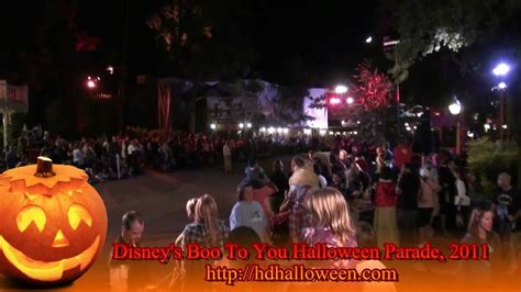 Boo To You Halloween Parade At Walt Disney World 720p Hd 2011 Youtube