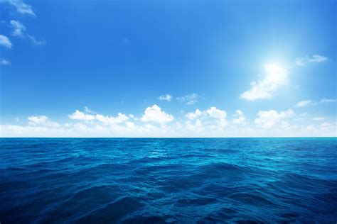 蓝天的大海天空高清的大海风景图片4k风景图片墨鱼部落格