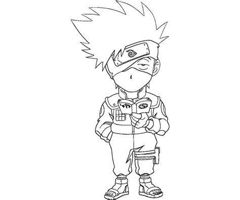 Kakashi Coloring Page At Free Printable Colorings