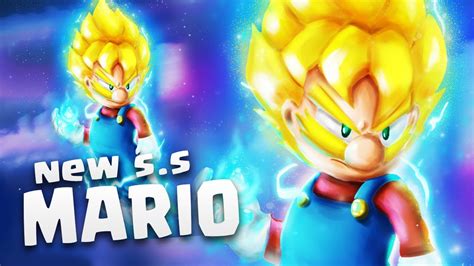 Recreating Super Saiyan Mario Digital Speedpaint Youtube