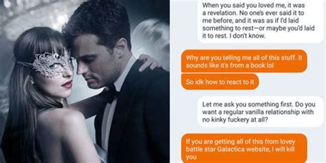 Heres What Happened When 8 Guys Texted Women Lines From Fifty Shades