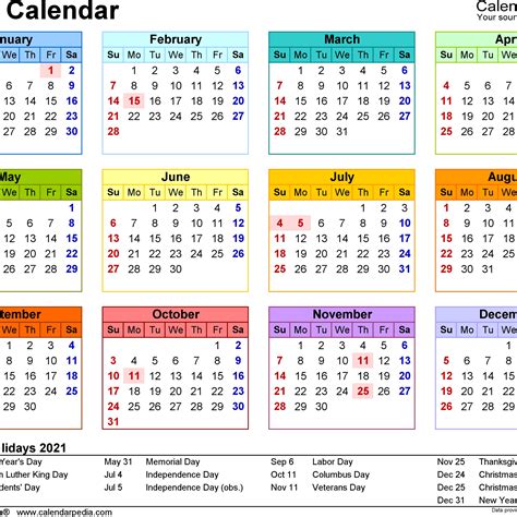 Free 2021 calendars that you can download, customize, and print. 2021 Weekly Calendar Excel Free | Avnitasoni