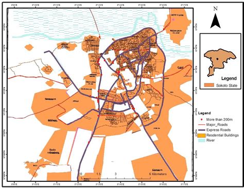 Figure5 Locations Of Filling Stations 50m Away From Residential Area