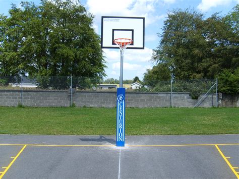 Outdoor Basketball With Safety Padding Fitness Functions