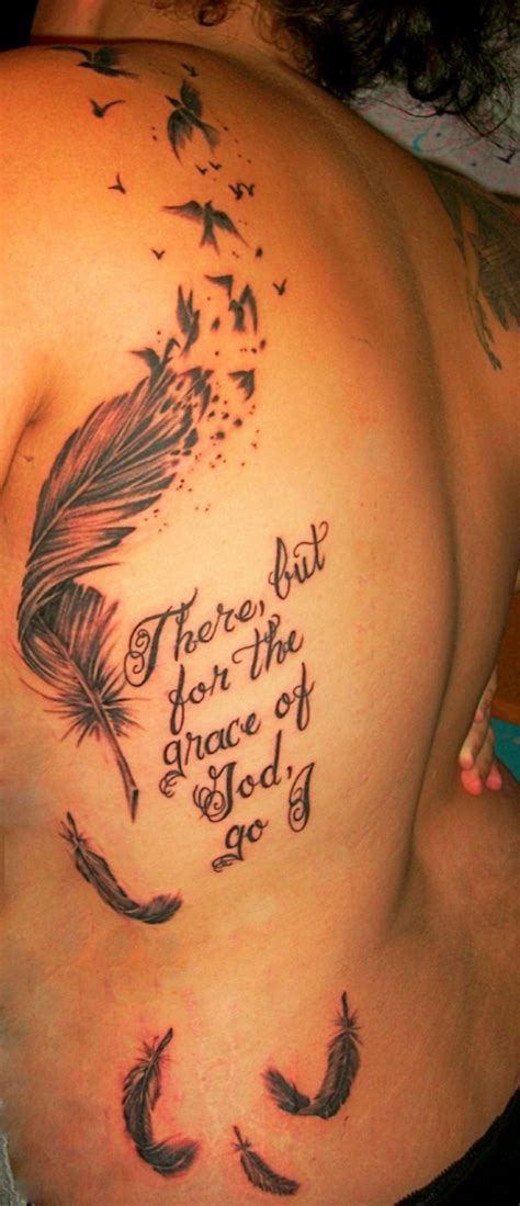 Awesome Back Side Quote Tattoo Ideas Pictures Fashion
