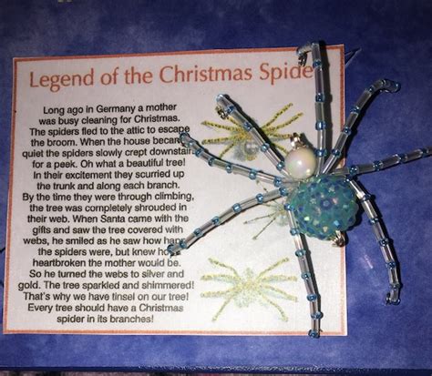 Legend Of The Christmas Spider Etsy