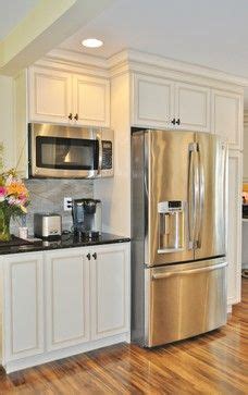 Free standing cabinets have some good advantages compared to wall mounted cabinets. Freestanding Refrigerator Design Ideas, Pictures, Remodel and Decor | Kitchen wall storage ...