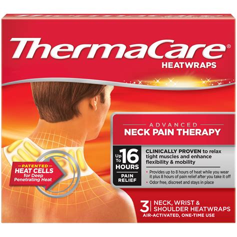 Thermacare Advanced Neck Pain Therapy Shoulder And Wrist Pain Relief
