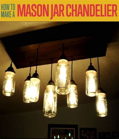 Diy Mason Jar Chandelier Dan330