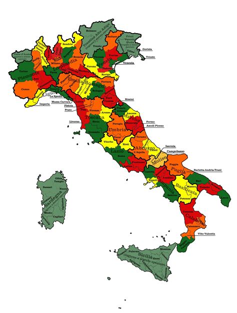 Regioni d italia e capoluoghi di provincia elenco e cartina. Province addio e in Liguria scatta la rivolta. Fiasella ...