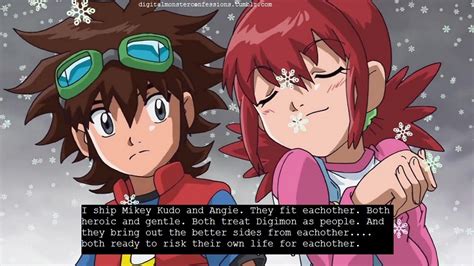 Digimon Digital Monster Confessions — I Ship Mikey Kudo And Angie