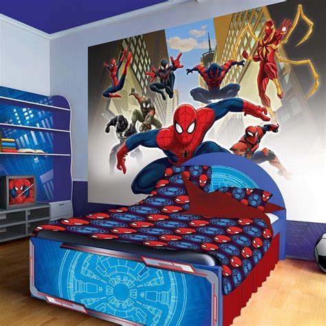 Inspiring Room Design For Your Children Bedroom With Spiderman Room