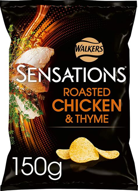 Walkers Sensations Chicken And Thyme Crisps 150g Uk Grocery