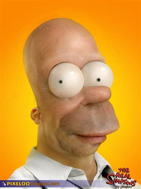 Pixeloo Homer Simpson Untooned Realistic Cartoons Favorite Cartoon