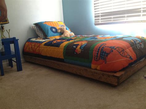 Platform Bed For My Toddler Do It Yourself Home Projects From Ana