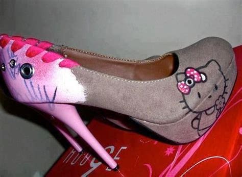 Cute Hello Kitty High Heels Shoes For Girls Dashingamrit