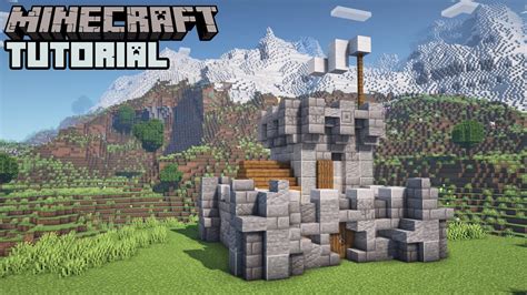 Minecraft Small Castle Tutorial How To Build Youtube